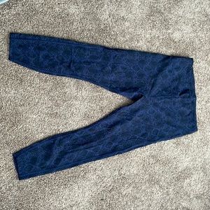 navy blue athleta leggings